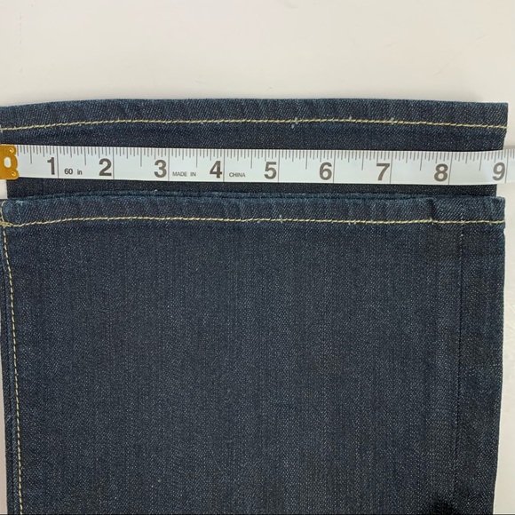 Vigoss Venice Boot Cut Dark Denim Stretch Jeans - Picture 9 of 11